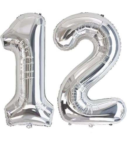 Amazon | Exgox 数字バルーン シルバー アルミ風船 誕生日 40インチ